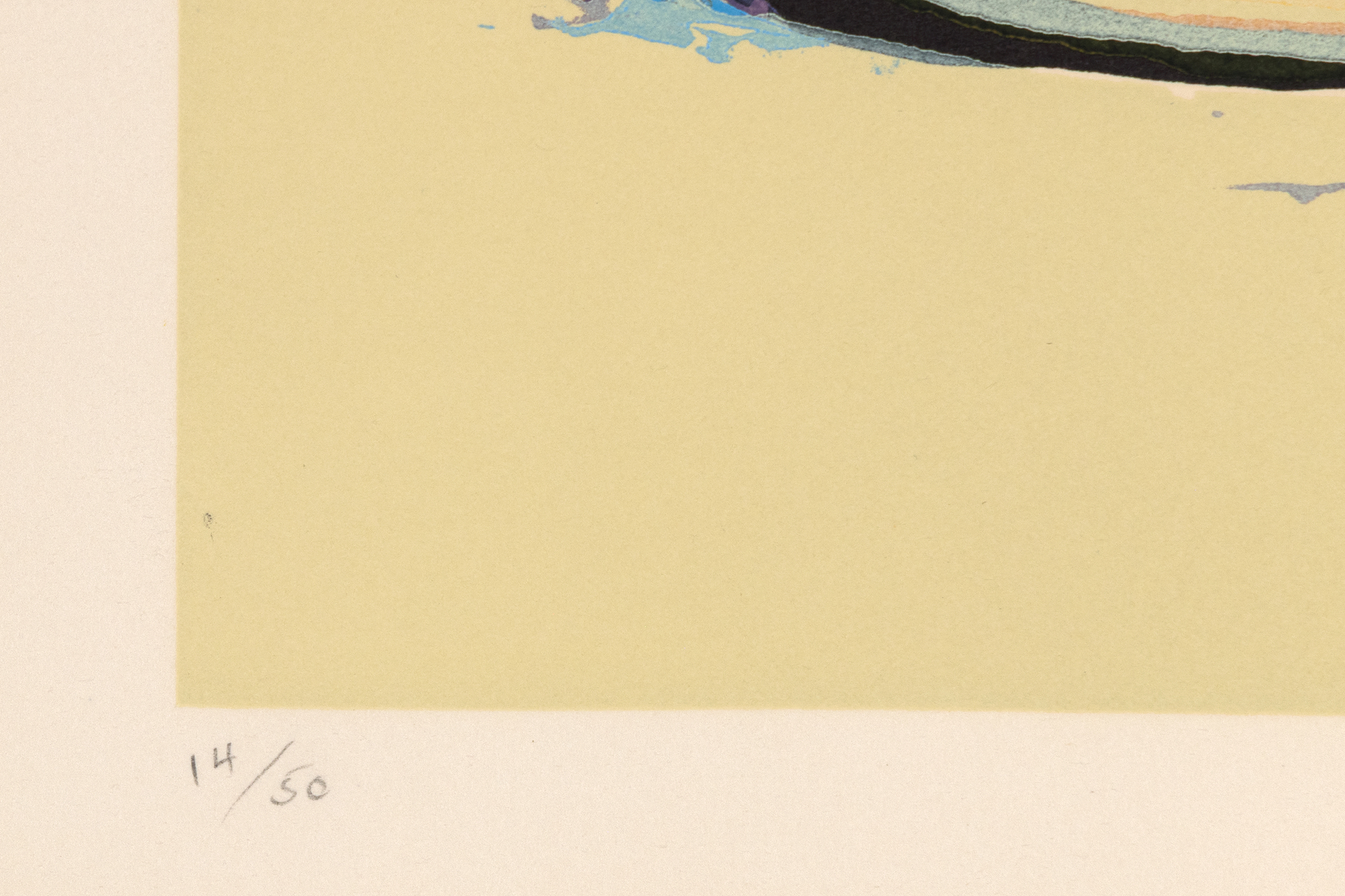 WAYNE THIEBAUD - Boston Cremes <div><font face=Lato size=3 color=black>Wayne Thiebaud’s <em>Boston Cremes</em> (1970–71) forms part of the artist’s portfolio <em>Seven Still Lifes and a Silver Landscape</em>. Signed and dated by the artist in 1970, the print has not previously appeared at auction. Thiebaud, a central figure in Post-War American art, is celebrated for his luminous depictions of everyday objects, most notably desserts and consumer goods, that situate him at the intersection of Pop Art’s engagement with mass culture and a painterly sensibility indebted to Impressionism.</font></div>
<br>
<br><div> </div>
<br>
<br><div><font face=Lato size=3 color=black>Decadent rows of chocolate-topped pastries are presented in neat sequence, echoing the logic of bakery displays while transforming a familiar confection into a cultural icon. Within the apparent uniformity, subtle variations in contour, texture, and shading emerge, inviting close attention to the individuality of each form.</font></div>
<br>
<br><div> </div>
<br>
<br><div><font face=Lato size=3 color=black>Rendered in bright, pastel grounds offset by rich browns, yellows, and creams, the image exemplifies Thiebaud’s distinctive use of color, particularly his shadows infused with unexpected blues and purples. These chromatic choices lend vibrancy and a sense of light to ordinary subjects, elevating them into objects of contemplation.</font></div>
<br>
<br><div><font face=Lato size=3> </font></div>
<br>
<br><div><font face=Lato size=3 color=black>At once nostalgic and critical, <em>Boston Cremes</em> reflects the artist’s engagement with American consumer culture and his distinctive balance between realism and stylization. Transforming familiar confections into enduring symbols of American life, the work evokes memory while challenging the boundaries between fine art and popular imagery.</font></div>