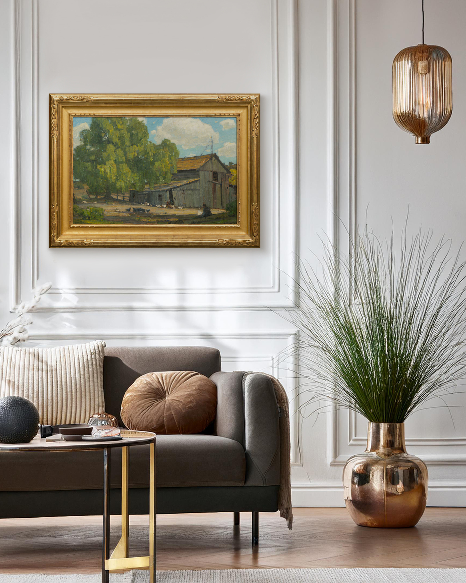 WILLIAM WENDT - Reminiscence - oil on canvas - 24 x 36 in.