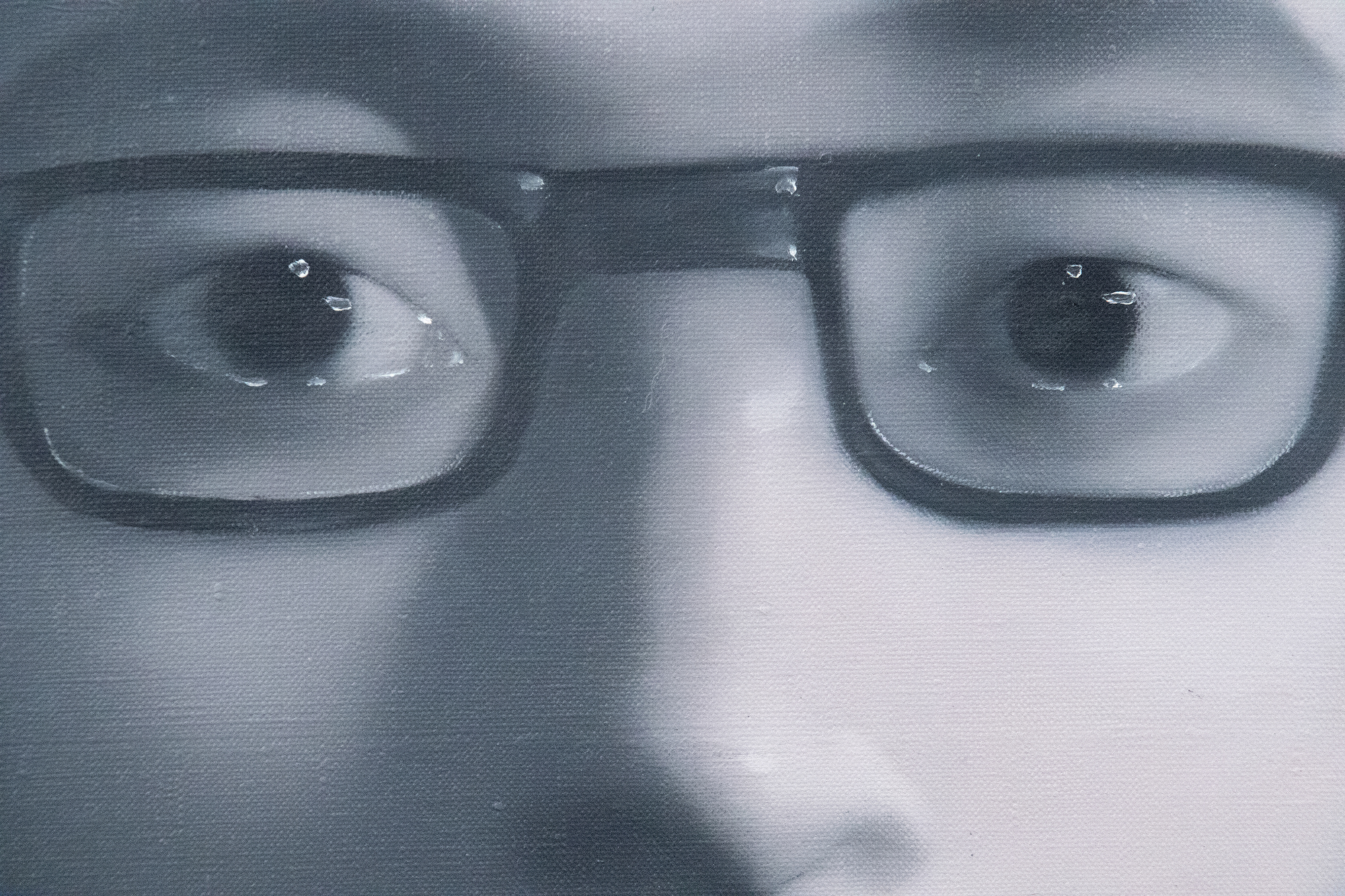 ZHANG XIAOGANG - Portrait of a Boy <div><font face=Aptos size=3 color=black>Chinese contemporary artist Zhang Xiaogang is renowned for his portraits that explore themes of memory, identity, and the collective experiences shaped by China's socio-political history. When China's art scene shifted toward deeper introspection following the 1989 Tiananmen Square incident, Zhang sought a modern artistic language to express personal and historical narratives. His breakthrough arrived with the era-defining <em>Bloodline: Big Family series</em>, inspired by old family photographs, which became central to his work.</font></div>
<br>
<br><div> </div>
<br>
<br><div><font face=Aptos size=3 color=black>Zhang's portraits, such as "<em>Portrait of a Boy</em>," bear the influence of Gerhard Richter's 1960s photo paintings, particularly in the soft, contour-dissolving technique. Yet, Zhang magnifies this effect by dramatically enlarging his postcard-sized source photographs into monumental works that deepen the emotional resonance of his subjects. The style is hauntingly ethereal, with its softened contours and muted palette evoking emotional distance and suppressed tension, an isolated figure suspended between memory and reality. A faint red discharge emanates from the corner of the mouth, trailing over the chin and neck, symbolizing the inescapable ties of family bloodlines. Given Zhang's personal experiences during the Cultural Revolution, this red mark seems to carry the weight of personal and collective struggle, adding a layer of political commentary to his otherwise introspective work. Through these subtle but poignant symbols, Zhang Xiaogang remains a vital voice in contemporary art, addressing the intersections of personal identity and national trauma.</font></div>