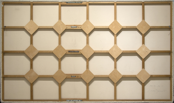 NORMAN ZAMMITT - East Wall NORMAN ZAMMITT - East Wall - acrylic on canvas - 78 x 132 in.