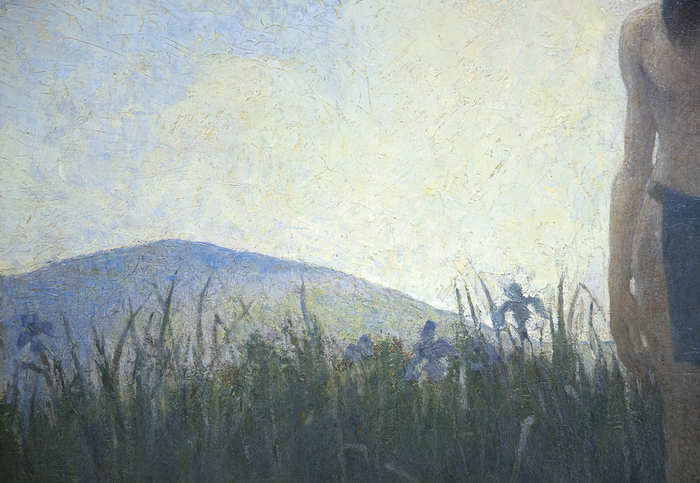 N.C. WYETH - Summer. "Hush" N.C. WYETH - Summer. "Hush" - oil on canvas - 33 3/4 x 30 1/4 in.