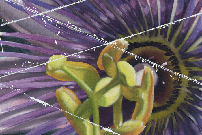 JAMES ROSENQUIST - Television or the Cat's Cradle Supports Electronic Picture JAMES ROSENQUIST - Television or the Cat's Cradle Supports Electronic Picture - acrylic on canvas over panel - 66 x 240 in.