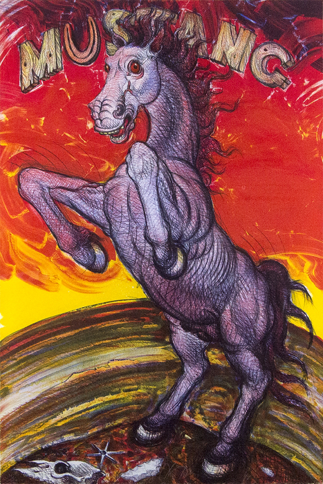 LUIS JIMENEZ - Mustang LUIS JIMENEZ - Mustang - color lithograph - 47 1/2 x 31 1/2 in.
