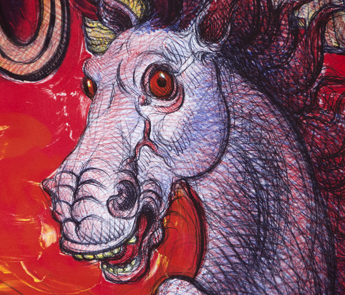 LUIS JIMENEZ - Mustang LUIS JIMENEZ - Mustang - color lithograph - 47 1/2 x 31 1/2 in.