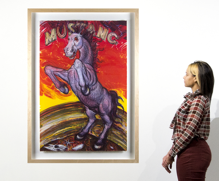 LUIS JIMENEZ - Mustang - color lithograph - 47 1/2 x 31 1/2 in.