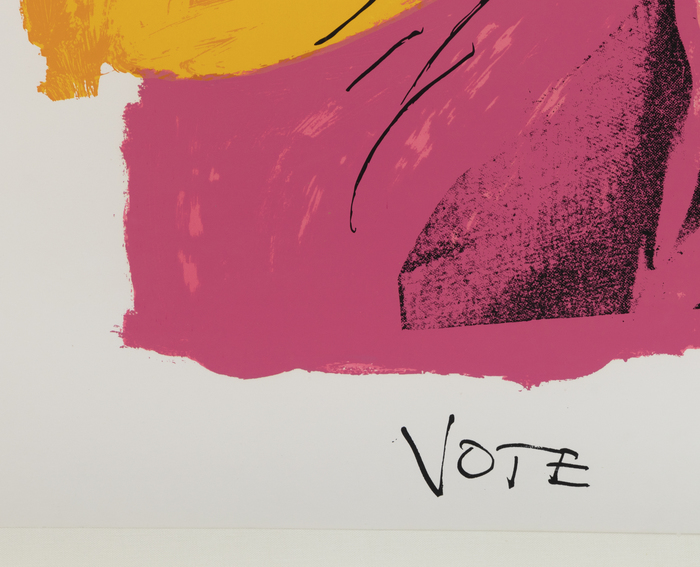 ANDY WARHOL - Vote McGovern ANDY WARHOL - Vote McGovern - screenprint - 42 x 42 in.