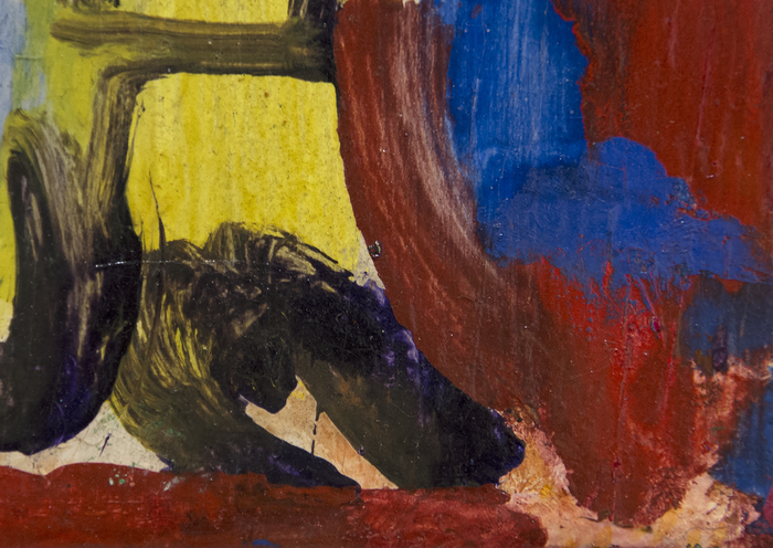 HANS HOFMANN - Yellow Vase Hofmann painted "Yellow Vase" just two years before his first solo exhibition at Art of This Century gallery in New York in 1944. This vibrant work is an impromptu study that examines the breakdown of form, which in 1942 was an evolving principle of Abstract Expressionism. Hofmann was a prominent teacher at this time, and his students included Helen Frankenthaler, Allan Kaprow, Michael Goldberg, and dozens of others.
<br>
<br>"Yellow Vase" captures the dynamism of Hofmann's unique approach to representation and abstraction. His works' energy and movement would prove to be among his most significant contributions to 20th Century American Art.