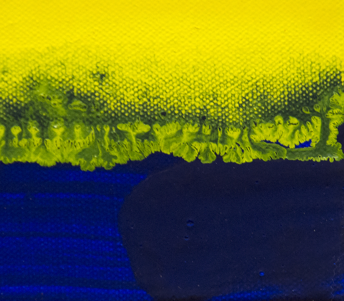 SAM FRANCIS - Ducat SAM FRANCIS - Ducat - acrylic on canvas - 5 1/2 x 8 3/4 in.