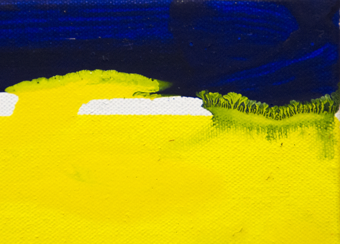 SAM FRANCIS - Ducat SAM FRANCIS - Ducat - acrylic on canvas - 5 1/2 x 8 3/4 in.