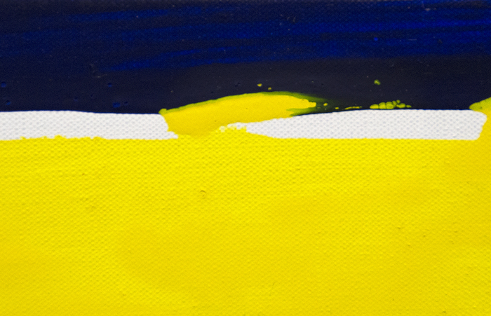 SAM FRANCIS - Ducat SAM FRANCIS - Ducat - acrylic on canvas - 5 1/2 x 8 3/4 in.