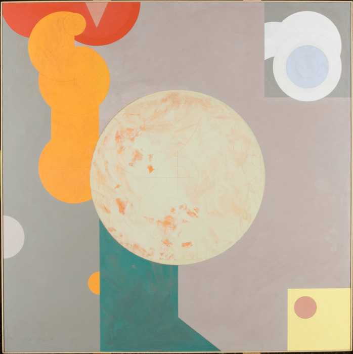 HASSEL SMITH - Untitled - acrylic on canvas - 68 x 68 in.
