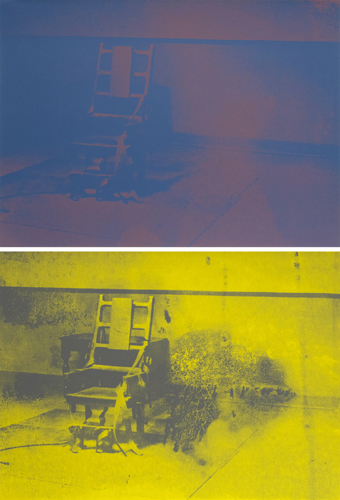 ANDY WARHOL - Electric Chairs - screenprint - 35 3/8 x 47 7/8 in. ea.