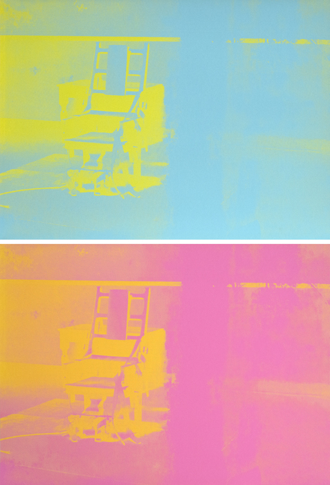 ANDY WARHOL - Electric Chairs ANDY WARHOL - Electric Chairs - screenprint - 35 3/8 x 47 7/8 in. ea.