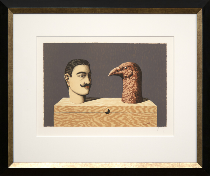 RENE MAGRITTE - Pierreries (Precious Stones) - color lithograph on Rives BFK - 17 1/2 x 23 5/8 in.