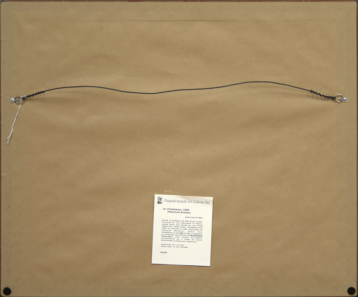 RENE MAGRITTE - Pierreries (Precious Stones) RENE MAGRITTE - Pierreries (Precious Stones) - color lithograph on Rives BFK - 17 1/2 x 23 5/8 in.