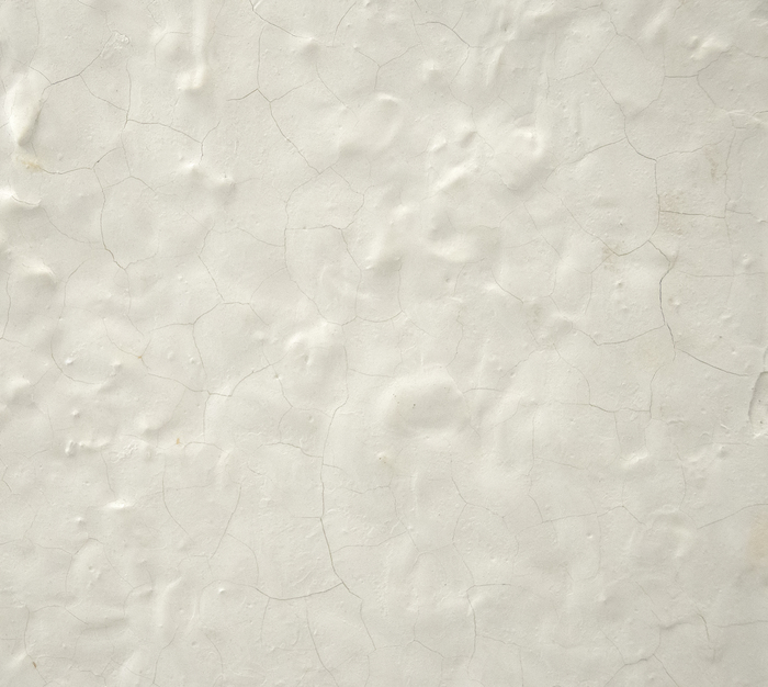 THEASTER GATES - Untitled (flooring) - white cement, debris, flooring - 35 x 35 x 3 in.