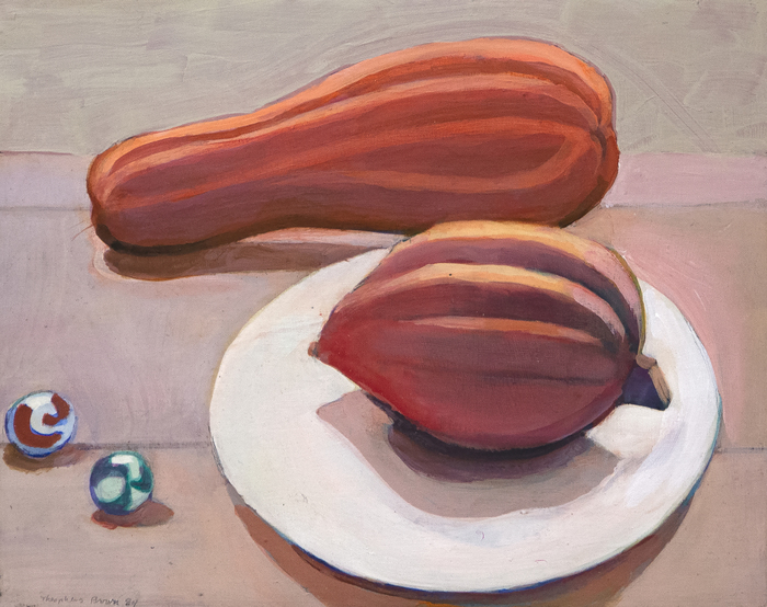 WILLIAM THEOPHILUS BROWN - Untitled (Squash)(Two Pair) - acrylic on hardboard - 8 x 10 in.