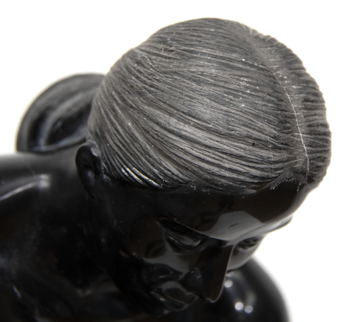 FELIPE CASTANEDA - Mujer Hincada FELIPE CASTANEDA - Mujer Hincada - black onyx - 15 3/4 x 8 1/2 x 9 in