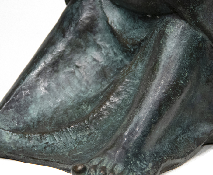 FELIPE CASTANEDA - Mujer en Reposo - bronze - 14 x 9 x 15 3/4 in.