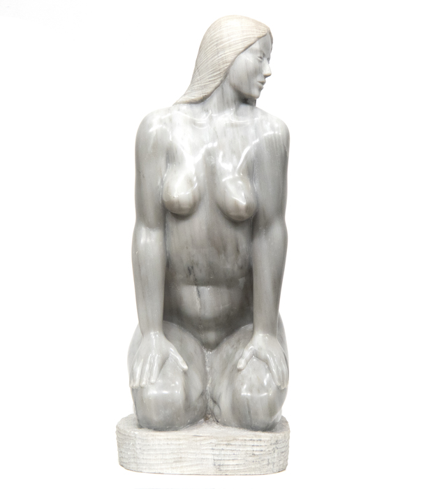 FELIPE CASTANEDA - Mujer Desnuda FELIPE CASTANEDA - Mujer Desnuda - marble - 18 1/2 x 6 1/2 x 11 in.