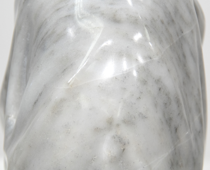 FELIPE CASTANEDA - Pensando - marble - 11 1/2 x 7 x 7 in.