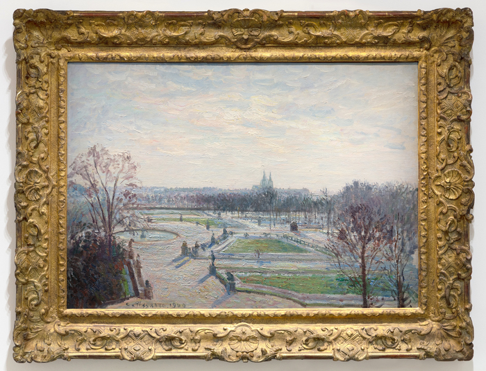 CAMILLE PISSARRO - Le Jardin des Tuileries, apres-midi, soleil - oil on canvas - 26 x 36 1/2 in.