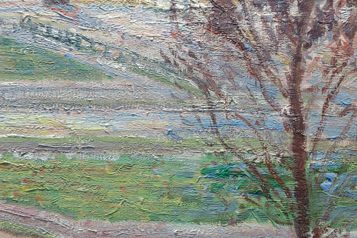 CAMILLE PISSARRO - Le Jardin des Tuileries, apres-midi, soleil - oil on canvas - 26 x 36 1/2 in.