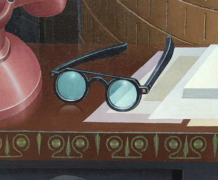 IRVING NORMAN - Chairman of the Board IRVING NORMAN - Chairman of the Board - oil on canvas - 90 x 48 in.