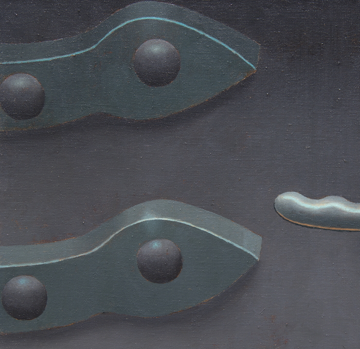 IRVING NORMAN - Chairman of the Board IRVING NORMAN - Chairman of the Board - oil on canvas - 90 x 48 in.