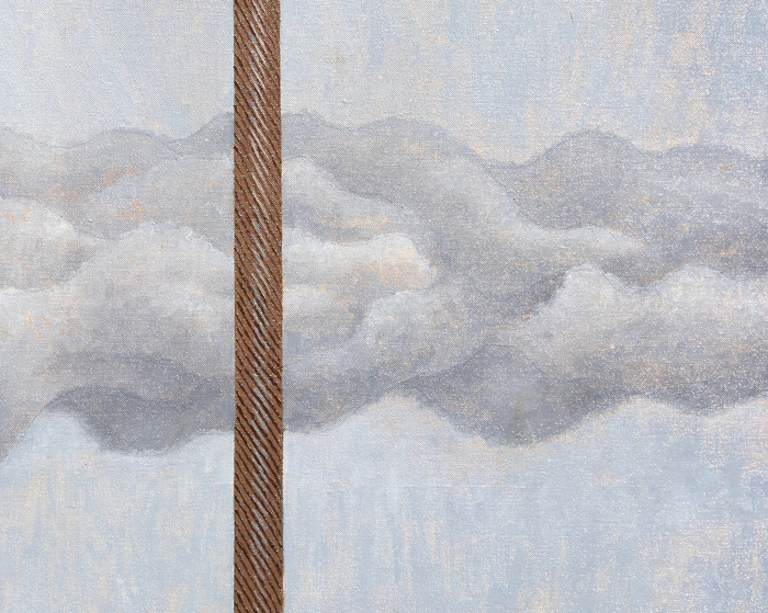IRVING NORMAN - Crossing the Bridge IRVING NORMAN - Crossing the Bridge - oil on canvas - 90 x 60 in.