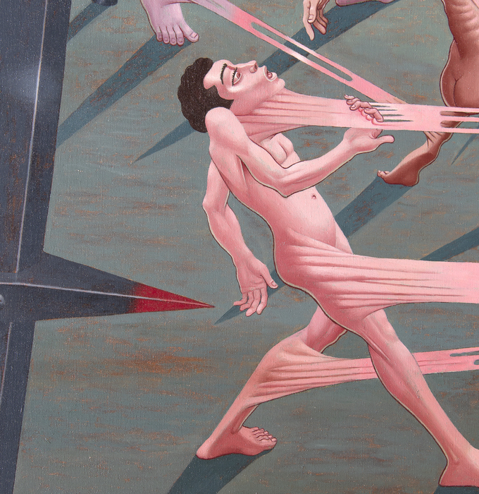 IRVING NORMAN - Interrelations IRVING NORMAN - Interrelations - oil on canvas - 120 x 80 in.