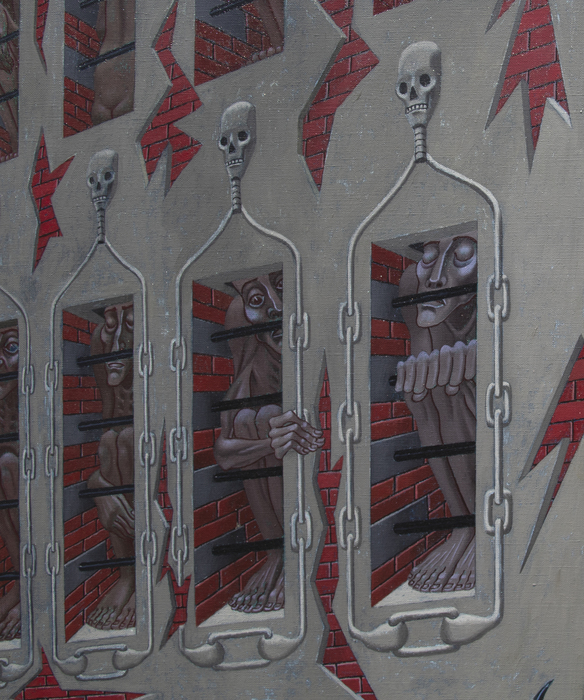 IRVING NORMAN - Liberation War Prisoners IRVING NORMAN - Liberation War Prisoners - oil on canvas - 72 x 90 in.