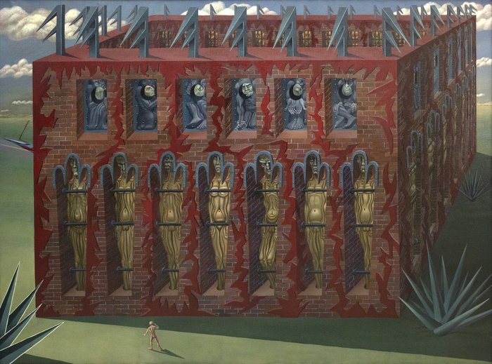 IRVING NORMAN - Prisoners IRVING NORMAN - Prisoners - oil on canvas - 52 x 68 1/8 in.
