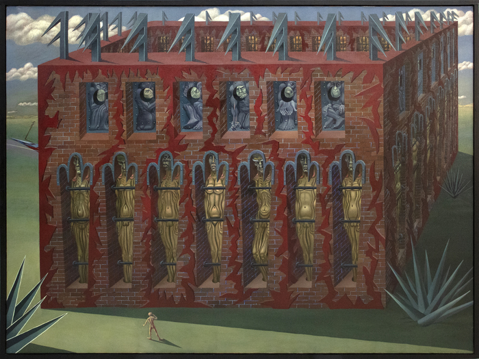 IRVING NORMAN - Prisoners IRVING NORMAN - Prisoners - oil on canvas - 52 x 68 1/8 in.
