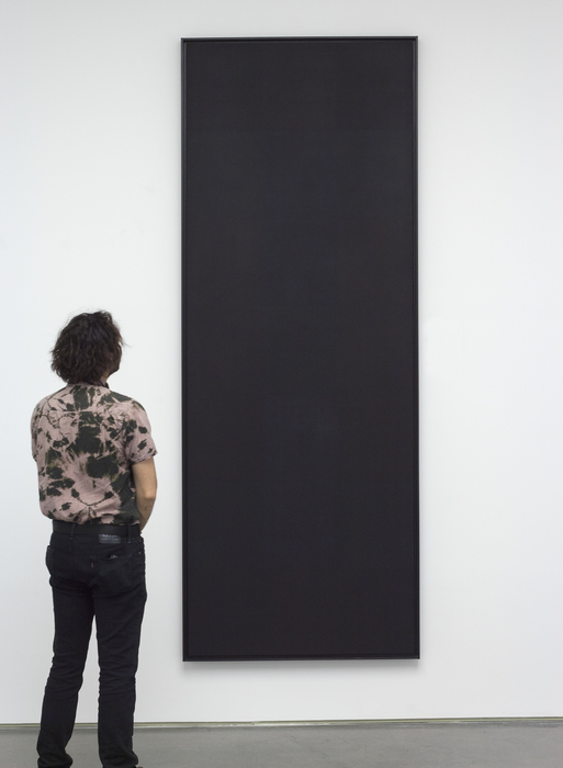 AD REINHARDT - Abstract Painting, 1959 - oil on canvas - 108 x 40 in.