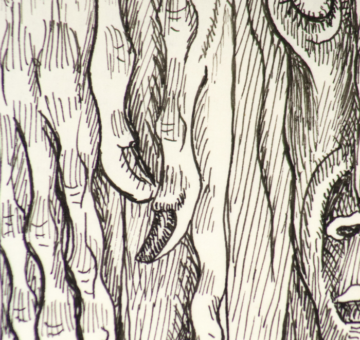IRVING NORMAN - Untitled IRVING NORMAN - Untitled - pen and ink on paper - 8 x 5 in.