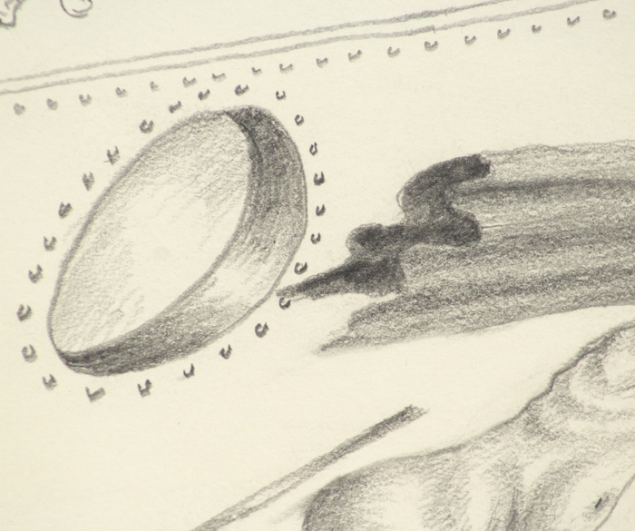 IRVING NORMAN - Untitled IRVING NORMAN - Untitled - pencil on paper - 9 5/8 x 7 in.