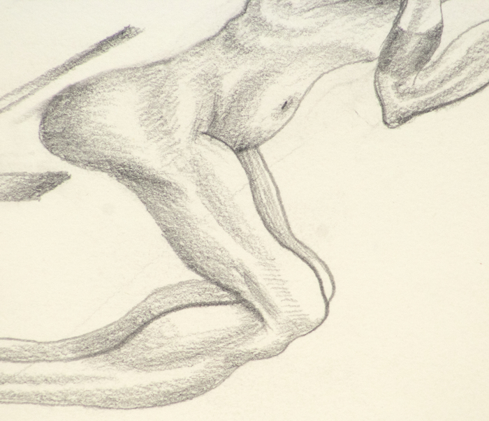IRVING NORMAN - Untitled IRVING NORMAN - Untitled - pencil on paper - 9 5/8 x 7 in.