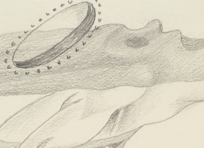IRVING NORMAN - Untitled IRVING NORMAN - Untitled - pencil on paper - 9 5/8 x 7 in.