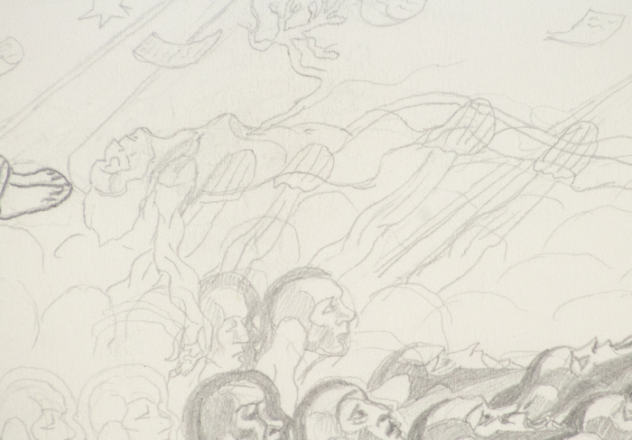 IRVING NORMAN - Untitled IRVING NORMAN - Untitled - graphite on paper - 9 x 11 5/8 in.