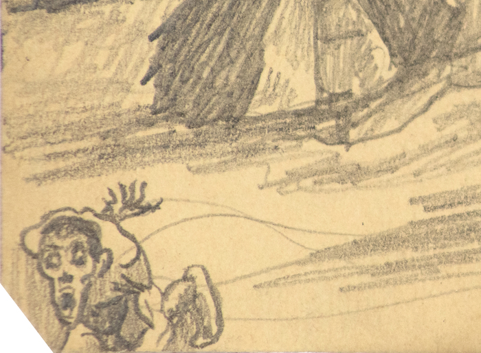 IRVING NORMAN - Untitled IRVING NORMAN - Untitled - pencil on paper - 7 1/4 x 5 1/4 in.