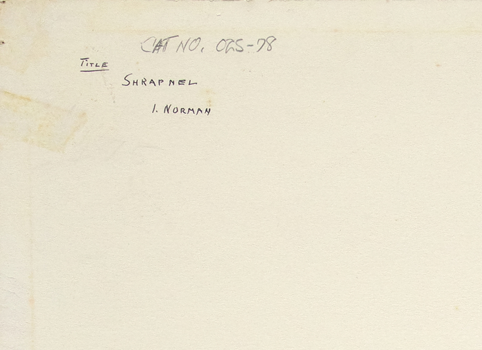 IRVING NORMAN - Shrapnel IRVING NORMAN - Shrapnel - pen and ink on artists board - 29 3/4 x 20 in.