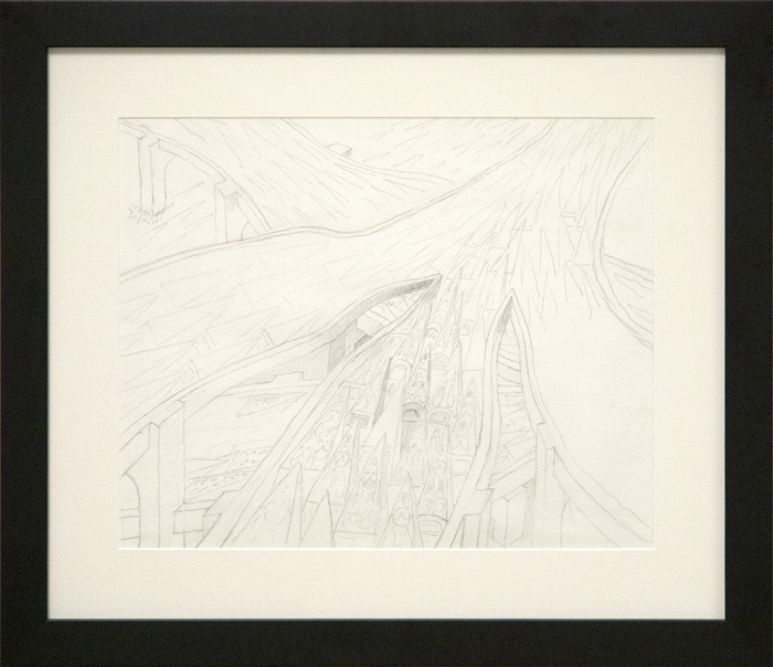IRVING NORMAN - Untitled (Possible Study for "From Work") IRVING NORMAN - Untitled (Possible Study for "From Work") - pencil on paper - 11 x 14 in.