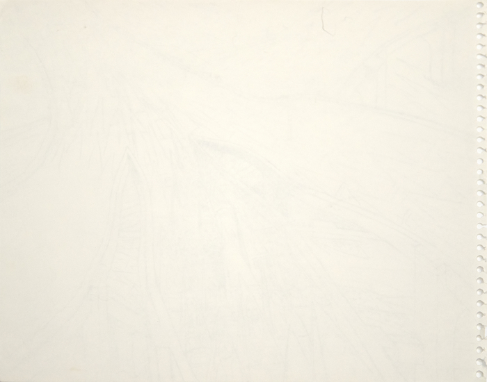 IRVING NORMAN - Untitled (Possible Study for "From Work") IRVING NORMAN - Untitled (Possible Study for "From Work") - pencil on paper - 11 x 14 in.