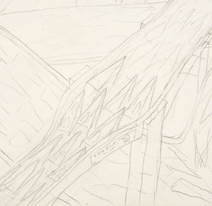 IRVING NORMAN - Untitled (Possible Study for "From Work") IRVING NORMAN - Untitled (Possible Study for "From Work") - pencil on paper - 11 x 14 in.