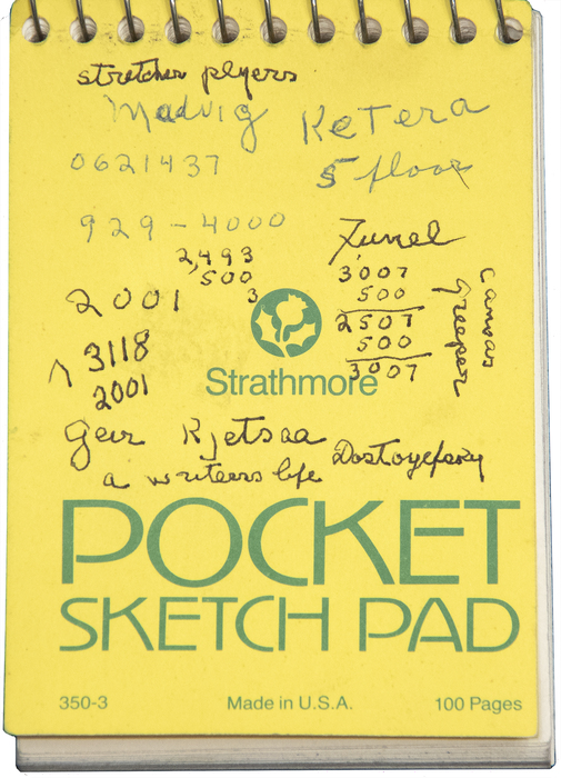 IRVING NORMAN - Pocket Sketch Pad IRVING NORMAN - Pocket Sketch Pad - graphite on paper - 5 1/2 x 3 1/2 in.