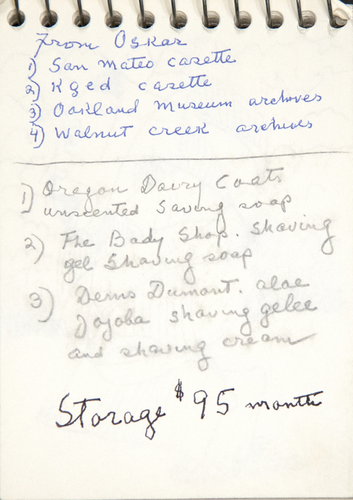 IRVING NORMAN - Pocket Sketch Pad IRVING NORMAN - Pocket Sketch Pad - graphite on paper - 5 1/2 x 3 1/2 in.