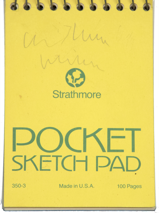 IRVING NORMAN - Pocket Sketch Pad IRVING NORMAN - Pocket Sketch Pad - graphite on paper - 5 1/2 x 3 1/2 in.