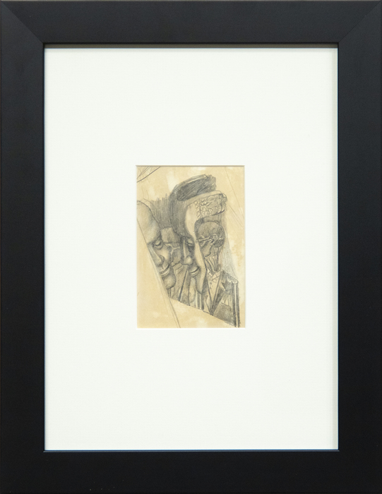 IRVING NORMAN - Untitled (Possible Study for "From Work") IRVING NORMAN - Untitled (Possible Study for "From Work") - graphite on paper - 5 x 3 1/2 in.
