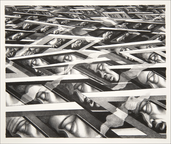 IRVING NORMAN - From Work IRVING NORMAN - From Work - lithograph on paper - 20 x 25 in.